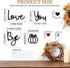 Love You Bye Wood Sign, Fall Decoration - Image 3