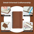 IN-LUXPRO Planner 2026 Daily Weekly and Monthly, 6.5"x3.75", 12 Months Spiral - Image 6