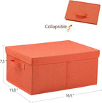 HOONEX Storage Bins with Lids for Organizing, Storage Boxes with 2 Carrying - Image 7