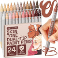 ARTISTRO 24 Skin Tone Acrylic Paint Markers by ARTISTRO