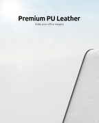 YSAGi Leather Desk Protector, Office Mat, Large Mouse Mat, Non-Slip PU Leather - Image 2