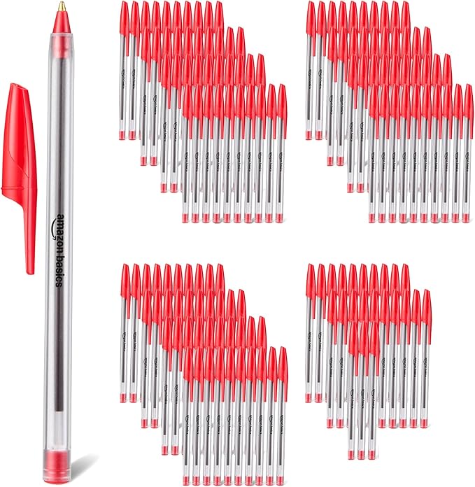 Amazon Basics Ballpoint Pens, 144 Pack by AmazonBasics