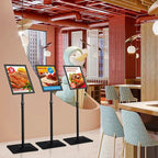 VAIIGO 3 Packs Heavy Duty Pedestal Poster Sign Stand, 8.5"x11" Adjustable Floor - Image 7