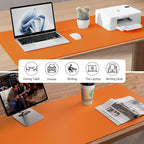 Aothia Leather Desk Pad Protector, Mouse Pad, Office Desk Mat, Non-Slip PU - Image 5