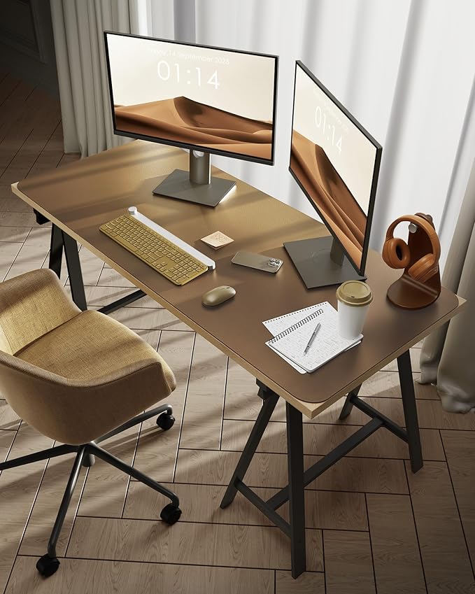 YSAGi Leather Desk Pad Protector, Office Desk Mat, Large Mouse Pad, Non-Slip PU - Image 3