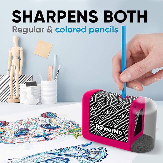 POWERME Electric Pencil Sharpener - Image 2