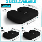 FORTEM Seat Cushion, Office Chair Cushion, Lumbar Support Pillow - Image 2