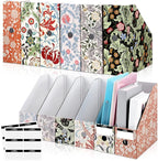 PerKoop 12 Pcs Magazine File Holder Foldable Decorative Cardboard File Folders by PerKoop