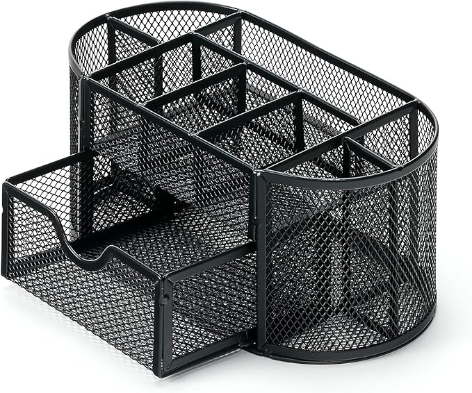 PAKASEPT Desk Organizers, Mesh Desk Organizer Caddy Supplies by PAKASEPT