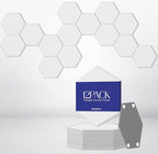 Reverbeon Hexagon Acoustic Panels Pack of 12 by Reverbeon