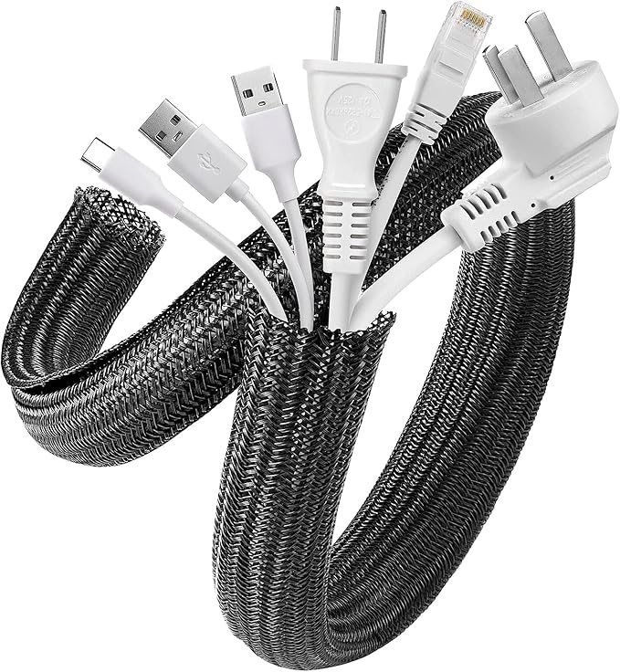 AGPTEK Cable Sleeve Cover, 6.6ft by AGPTEK