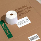 2" X 1” Direct Thermal Labels (1300 Count, 1 Roll) | Perforated Shipping Labels, Address, UPC Barcode Stickers for Inventory - Compatible With Zebra and Rollo Printers