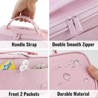 JOINPRO Pencil Case, Large Capacity Pencil Case Organizer; Double Zipper - Image 3