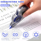 Chivao 48 Pack White Correction Tape, Classroom Correction Tape Wipe out Easy - Image 3
