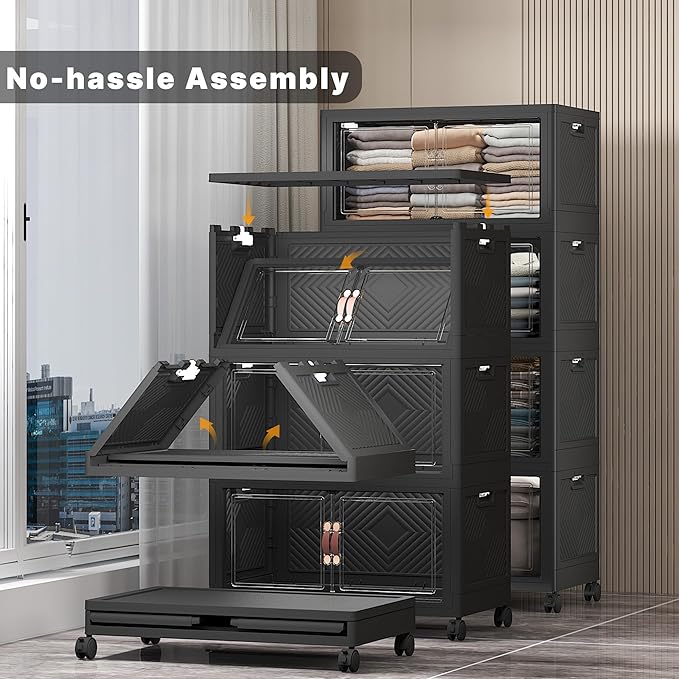 UAMFURI Extra Large Stackable Storage Bins - Image 3