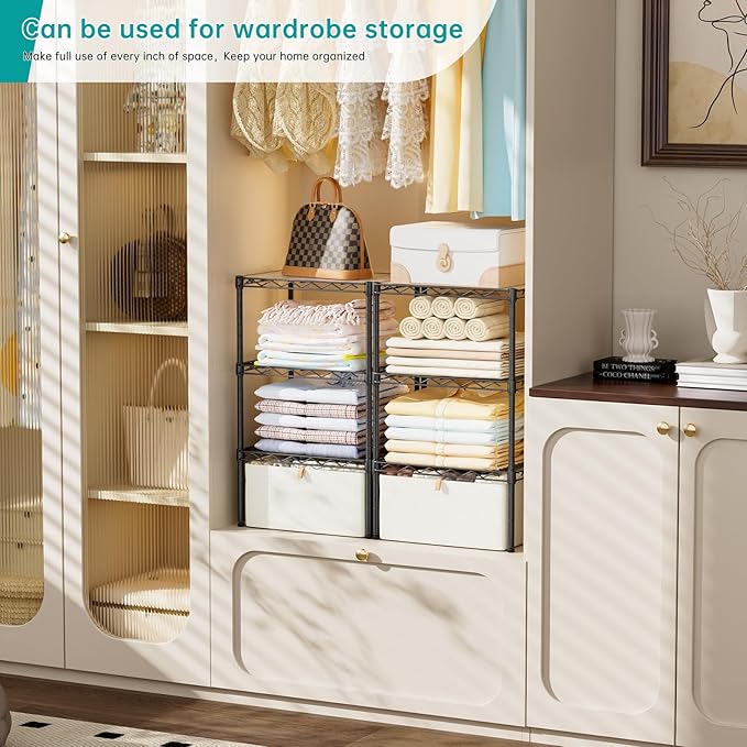 SINGAYE Shelf Closet Wire Shelving：Adjustable Metal Unit - Image 2