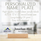 Custom Business Logo Desk Name Plate - Image 7