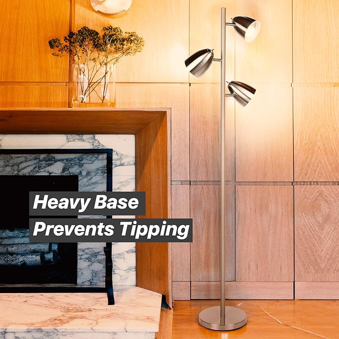 Brightech Jacob LED Standing Lamp, Modern Bright Floor Lamps - Image 5