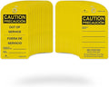TRADESAFE Bilingual Out of Service Tags, Fuera de Servicio by TRADESAFE
