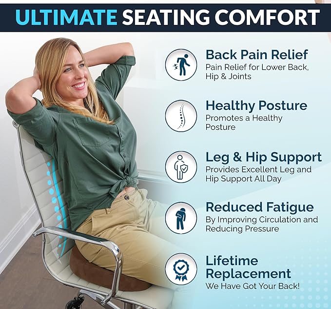 ComfiLife Premium Gel & Memory Foam Seat Cushion – Doctor Recommended Office - Image 4