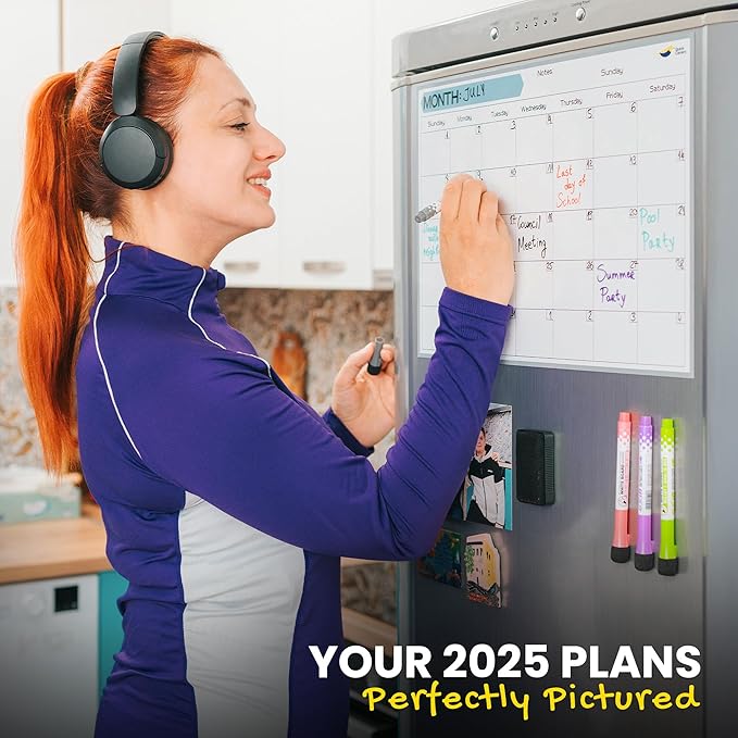 Monthly Magnetic Calendar for Refrigerator - Image 9