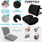 FORTEM Seat Cushion, Office Chair Cushion, Lumbar Support Pillow - Image 7