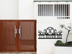 House Numbers for Outside With Custom Initial, Custom Metal House Numbers Sign - Image 2
