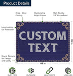 Custom Sign, Custom Street Sign, 11 Font Colors, 13 Font Styles, 4 Hole Options - Image 6