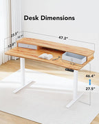 HUANUO 48″ x 24″ Electric Standing Desk - Image 3