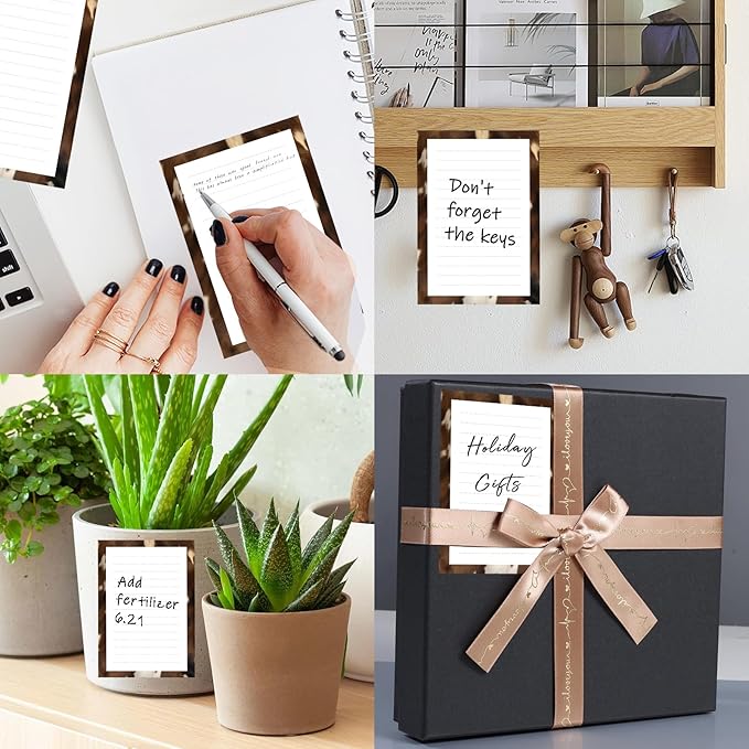 SXboxing Sticky Notes 4X6 Inches, 2 Pack Large Cute Self-Stick Pads, Bright - Image 2
