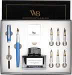 Wordsworth & Black Calligraphy Pen Gift Set, Includes Bottle, 6 Cartridges by WordsworthBlack