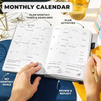 Clever Fox Planner Premium Edition – Undated Luxurious Weekly & Monthly Planner - Image 4