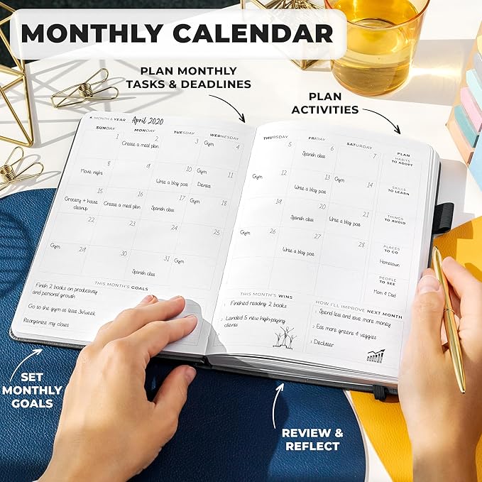 Clever Fox Planner Premium Edition – Undated Luxurious Weekly & Monthly Planner - Image 4