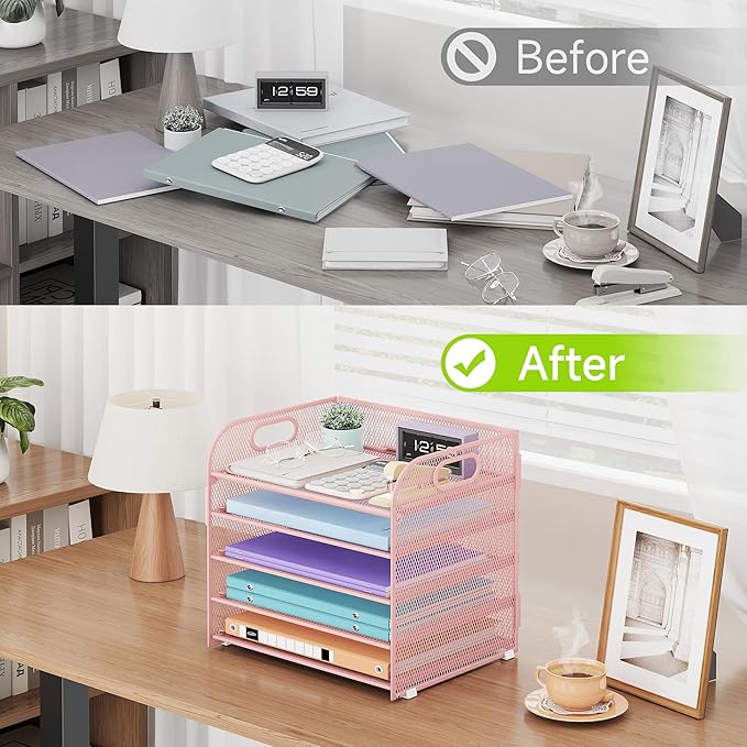 Cawukege 5 Tier Paper Organizer - Image 6