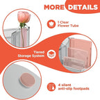 OrgMate 3 Compartment Pen Holder - Image 4