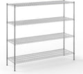 Regal Altair 21" Deep x 72" Wide x 64" Height Wire Shelving Kit | 4-Tier | NSF by Regal+Altair