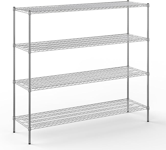 Regal Altair 21" Deep x 72" Wide x 64" Height Wire Shelving Kit | 4-Tier | NSF by Regal+Altair