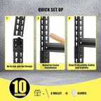 SDXYSTCE 48" W Garage Storage Shelves Heavy Duty, 3000LBS Loads Adjustable - Image 5