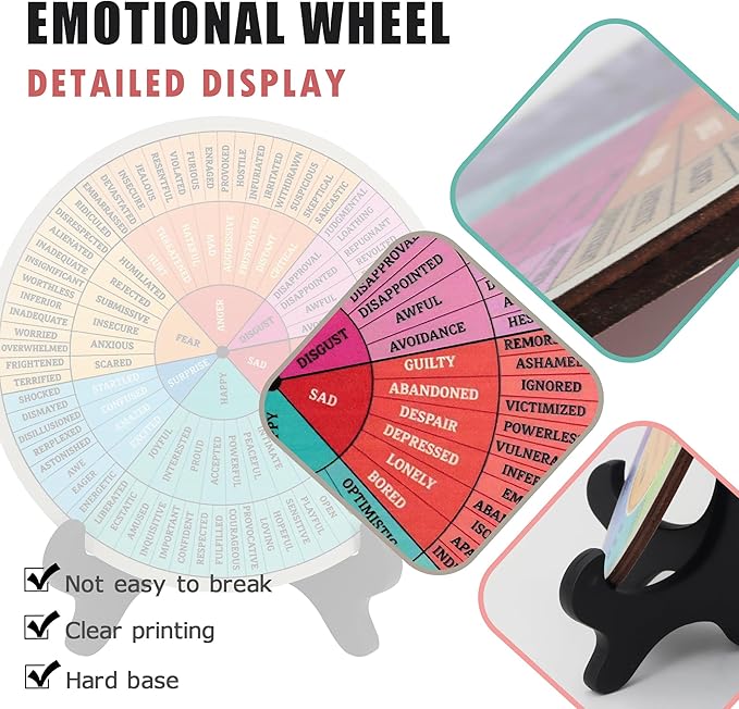 Feelings Wheel, Double-Sided Emotion Wheel - Image 4
