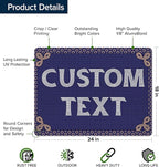 Custom Sign, Custom Street Sign, 11 Font Colors, 13 Font Styles, 4 Hole Options - Image 6