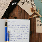 Wordsworth & Black Fountain Pen Set, 18K Gilded Medium Nib, Includes 24 Pack - Image 8