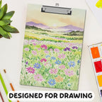APIILVPQ Wild Flower Clipboard, Colorful Clipboards - Image 6