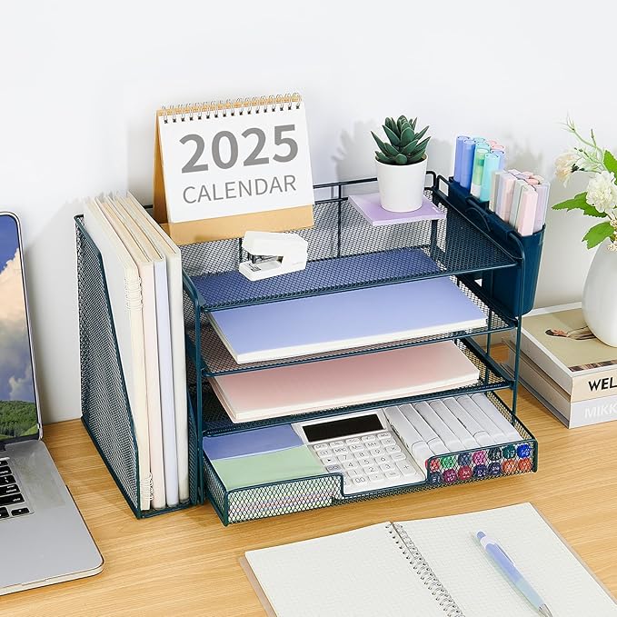 OPNICE Desk Organizer, 4-Tier Desktop File Organizer - Image 5