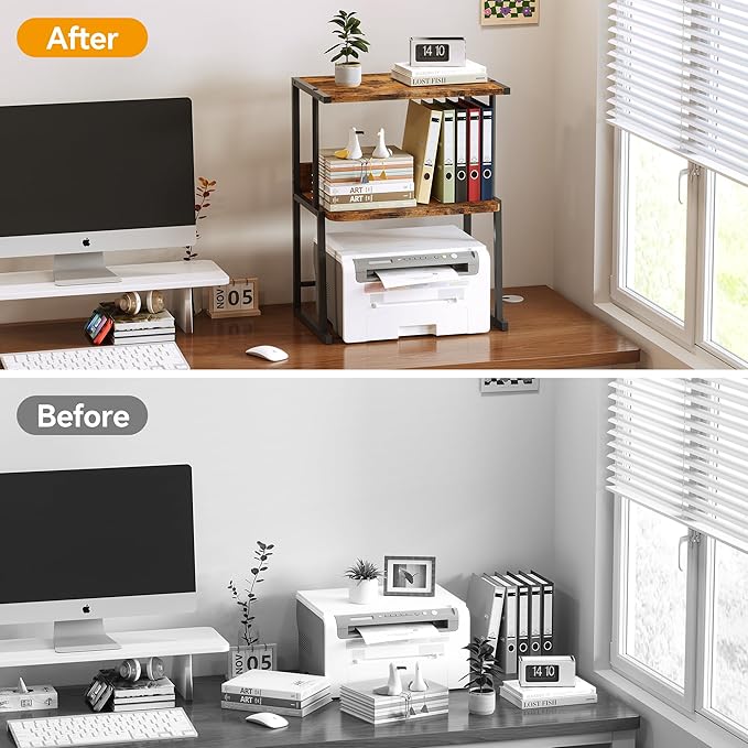 Homeiju Printer Stand for Desk - Image 3