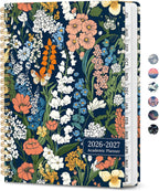 ZOTIA Planner 2026-2027 Weekly & Monthly Calendar Planner Jul 2026-Jun 2027 | Teacher and Student Calendar Agenda Book with Tabs, 6.3" x 8.5", Ideal for School and Office, Floral Planner, Plant