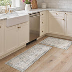 GENIMO Runner Rug 2PCs, Machine Washable Non Slip Vintage Hallway Runner Rug - Image 3