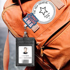 Badge Reel Retractable Band ID Clip I Want to Leave AMA Acrylic Badge Clip Name - Image 6