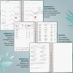 PLANBERRY Large Hourly Schedule Planner Premium – Undated Organizer - Image 4