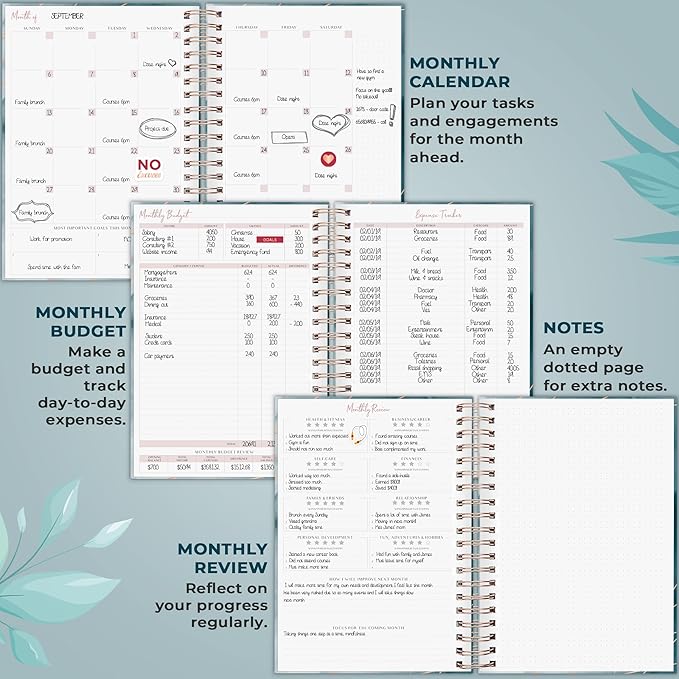 PLANBERRY Large Hourly Schedule Planner Premium – Undated Organizer - Image 4