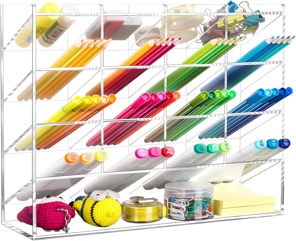beygorm acrylic vertical marker organizer for 200 markers, main product view